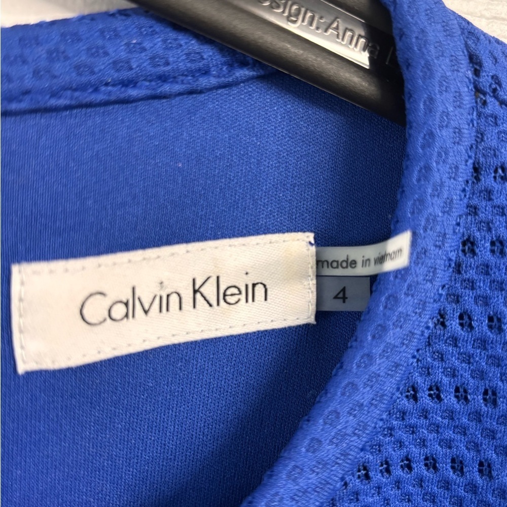Calvin Klein Dress Royal Blue Size 4 Knee-length - Picture 2 of 7